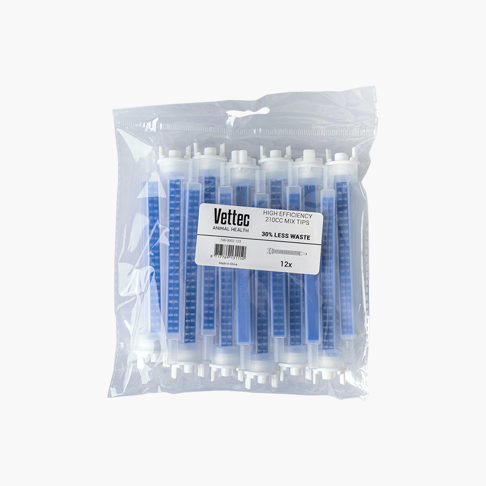 Image of the product Vettec High Efficiency Mixing Tips 210cc - 12 pcs.